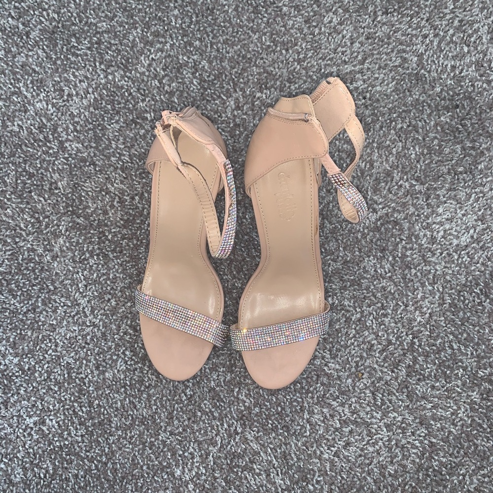 Nude heels Charlotte Russe
